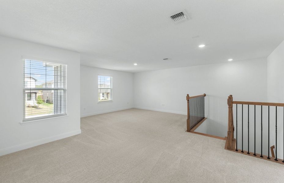 Spacious, unfurnished interior of a new home in Patterson Ranch, Georgetown (Image 15). Spacious, unfurnished interior of a new home in Patterson Ranch, Georgetown (Image 15).