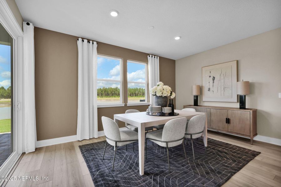 Furnished interior view inside a new home in Hyland Trail, Green Cove Springs (Image 15).