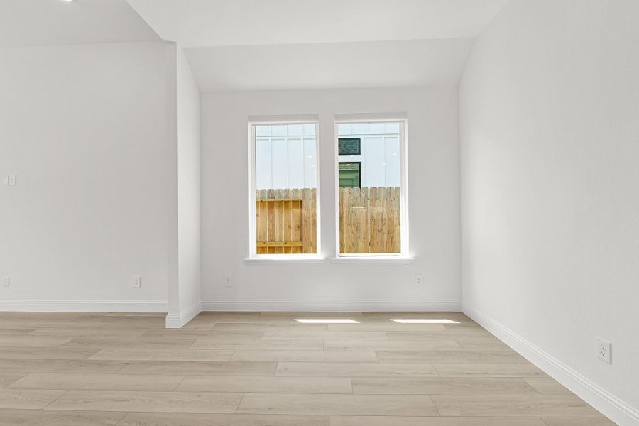 Dining area off the kitchen Dining area off the kitchen