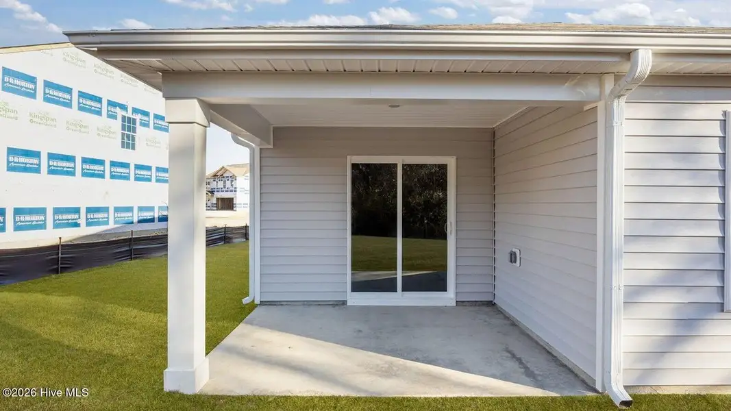 Exterior details and patio area of a home in Madeline Farm, New Bern (Image 2). Exterior details and patio area of a home in Madeline Farm, New Bern (Image 2).