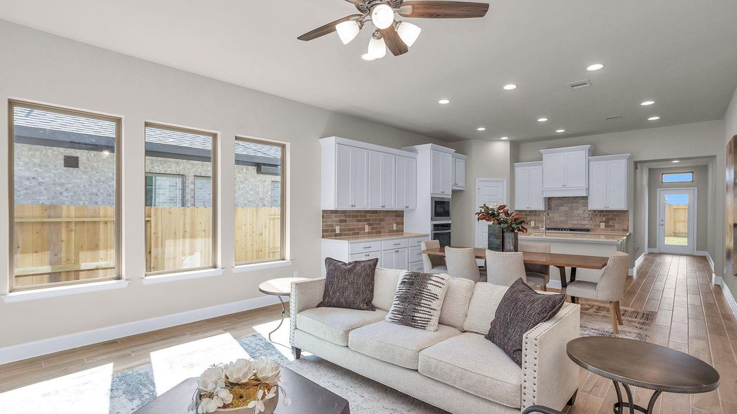Furnished interior view inside a new home in The Grand Prairie, Hockley (Image 7). Furnished interior view inside a new home in The Grand Prairie, Hockley (Image 7).