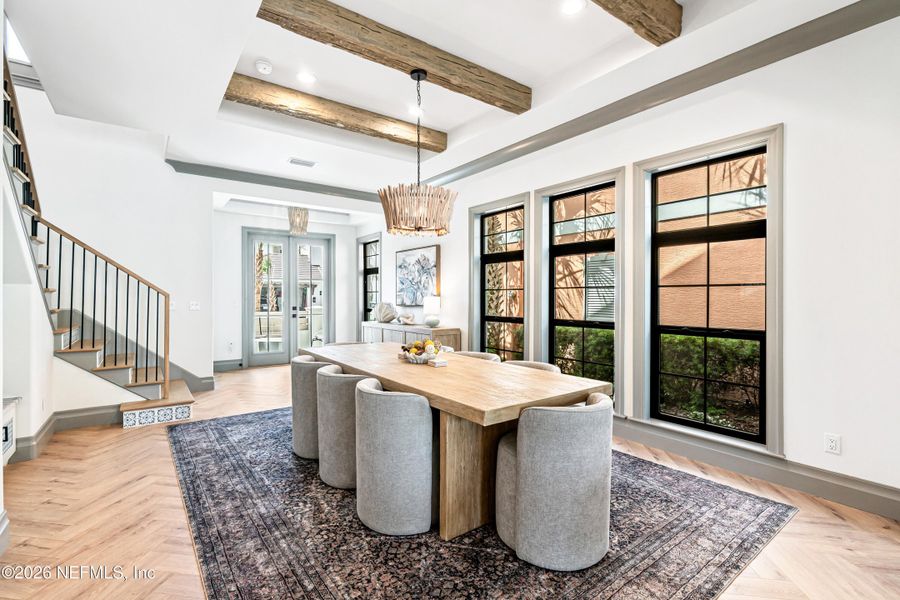Furnished interior view inside a new home in , Palm Coast (Image 80).