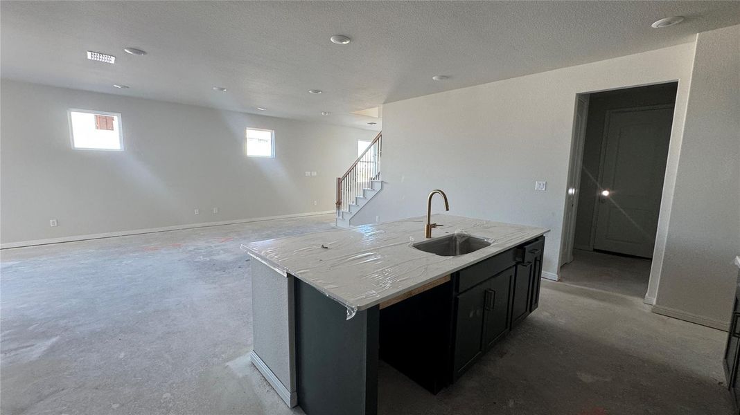 Furnished interior view inside a new home in Cannon Ranch 40s, Dripping Springs (Image 10).