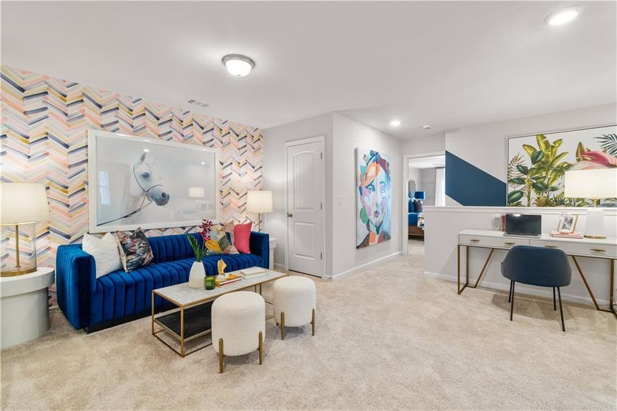 Furnished interior view inside a new home in Bowers Farm, McDonough (Image 18).