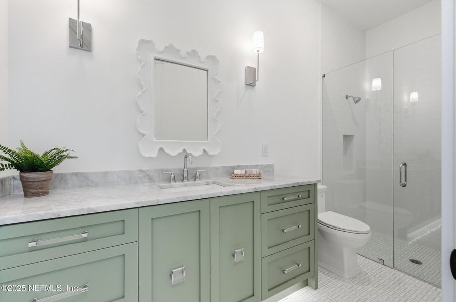 Furnished interior view inside a new home in , Ponte Vedra (Image 61).