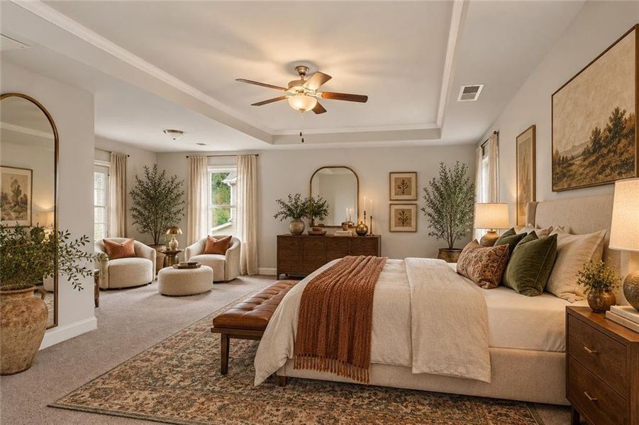 Furnished interior view inside a new home in Hellen Valley, Braselton (Image 9).