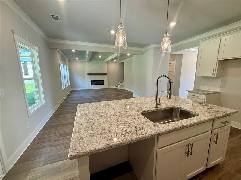 Furnished interior view inside a new home in Fowler Farms, Auburn (Image 6).