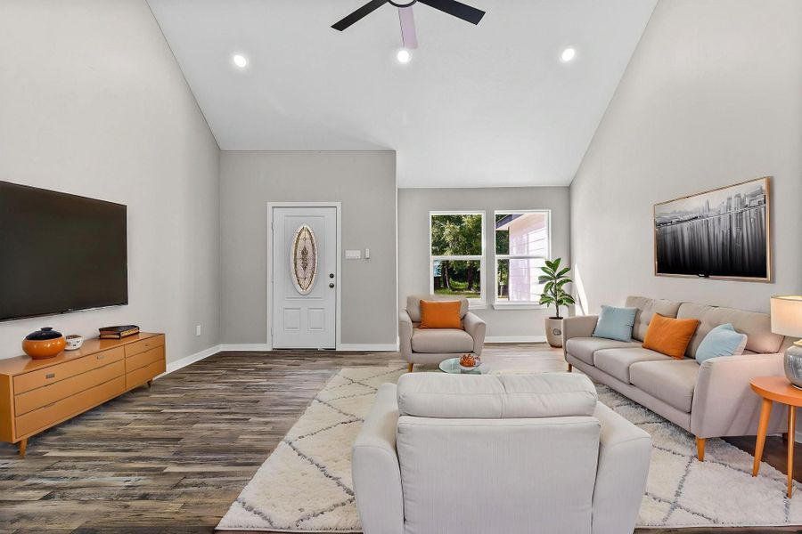 Virtually stage living room Virtually stage living room