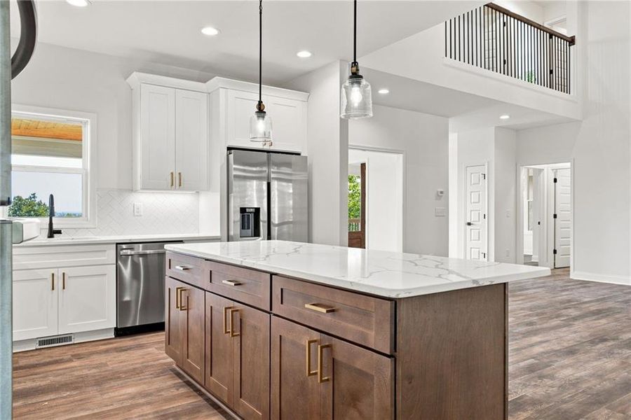 Furnished interior view inside a new home in , Cedartown (Image 15).