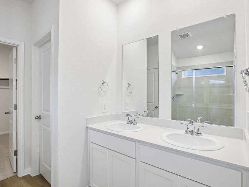 Furnished interior view inside a new home in Travena - Reserve Collection, Georgetown (Image 6).