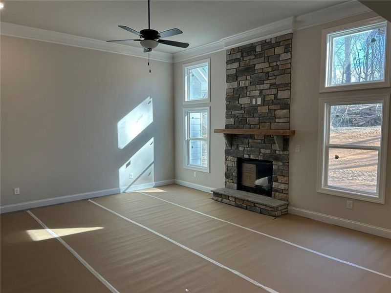 In-progress construction of a new home in , Dallas, GA (Image 9).