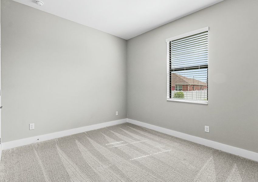 Large secondary bedrooms.