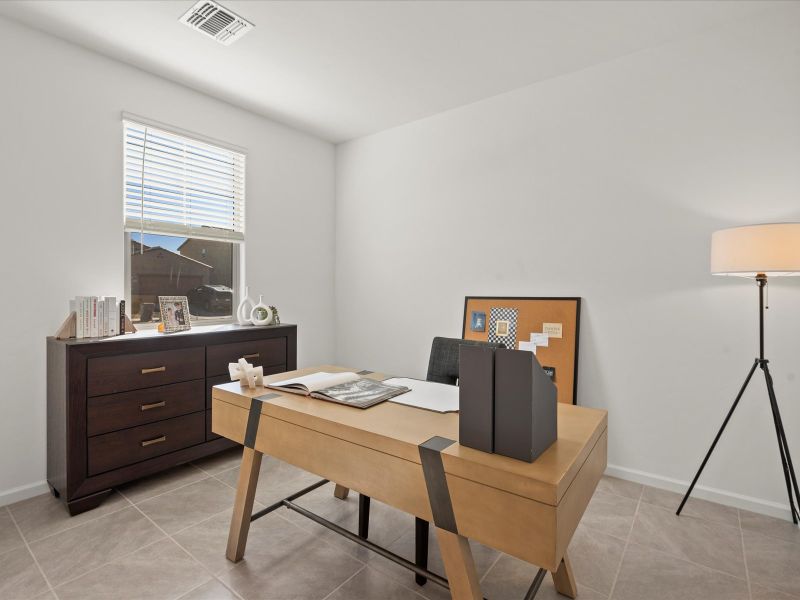 Furnished interior view inside a new home in Las Patrias at Star Valley Phase III - Premier Series, Tucson (Image 7).