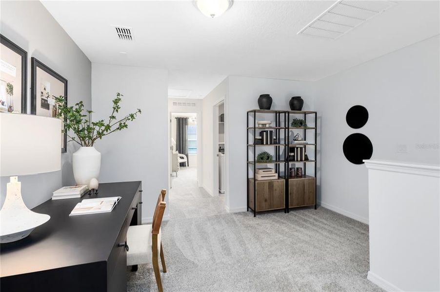 Furnished interior view inside a new home in Silverleaf Oaks, Winter Garden (Image 9).