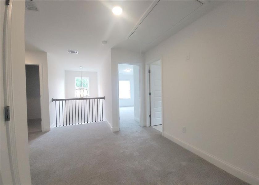 In-progress construction of a new home in Clark Farms, Flowery Branch, GA (Image 29).