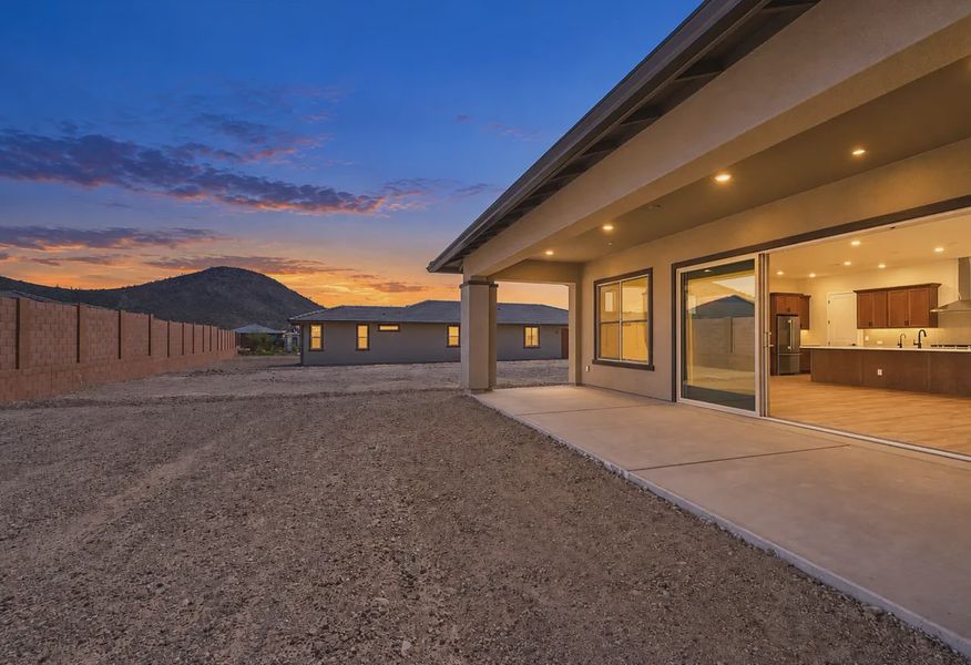 Trilogy Ridgecrest Discover HS 124 Patio Dusk - 14 of 14