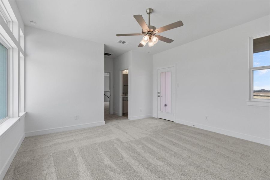 Spacious, unfurnished interior of a new home in Bridgeland Central, Cypress (Image 36). Spacious, unfurnished interior of a new home in Bridgeland Central, Cypress (Image 36).