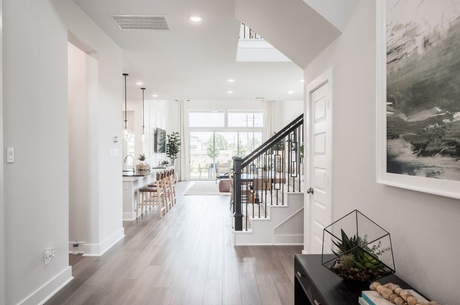 Representative furnished interior of a home built from the Tanager by Tri Pointe Homes in Clopton Farms, Montgomery (Image 4). Representative furnished interior of a home built from the Tanager by Tri Pointe Homes in Clopton Farms, Montgomery (Image 4).