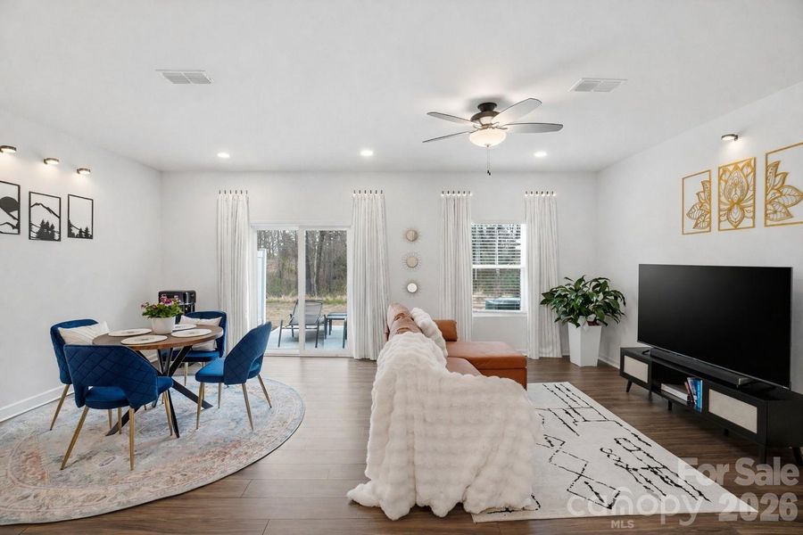 Furnished interior view inside a new home in , Monroe (Image 17).