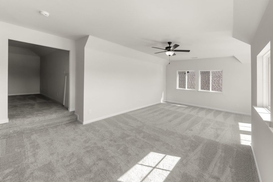Representative unfurnished interior of a home built from the Preston by Pacesetter Homes in Park Hills, Rockwall (Image 25).