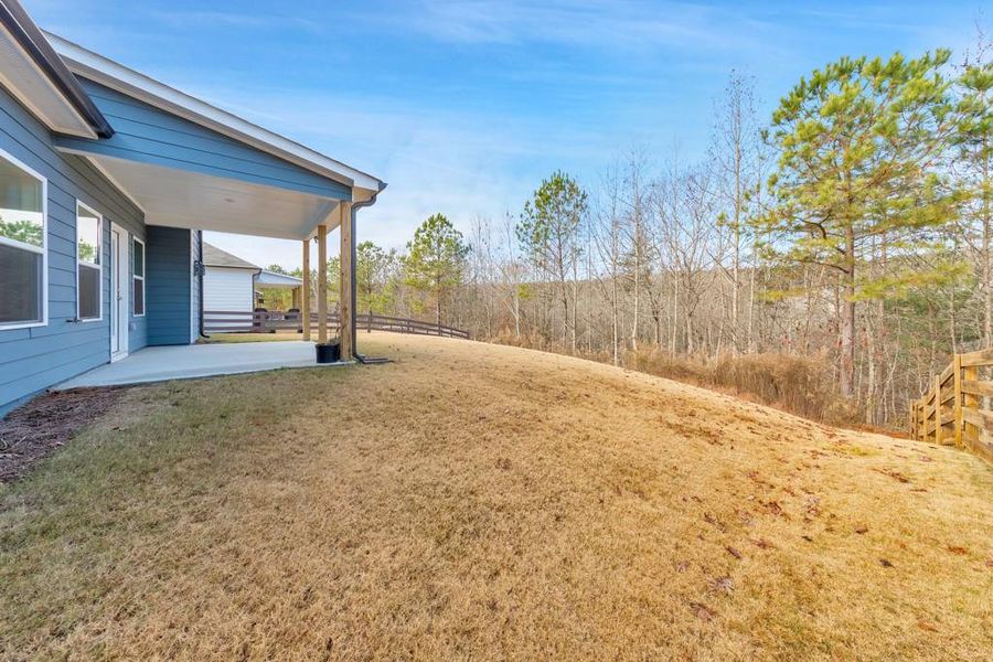 Exterior details and patio area of a home in , Dawsonville (Image 24).