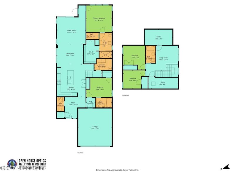 2D floor plan layout of this home in , Ponte Vedra, FL (Image 5).