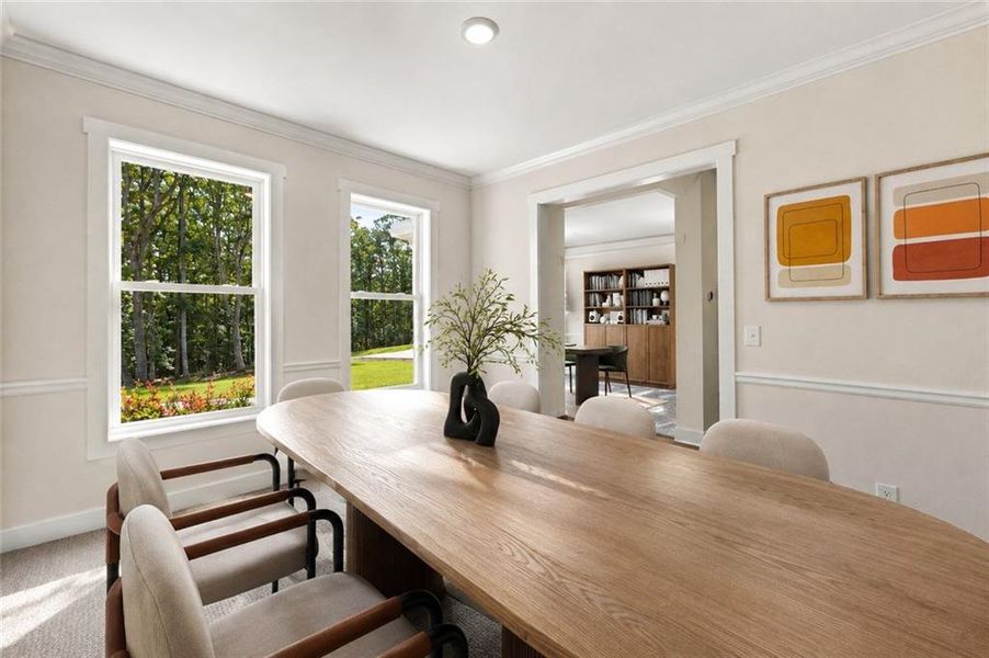 Furnished interior view inside a new home in , Canton (Image 9). Furnished interior view inside a new home in , Canton (Image 9).