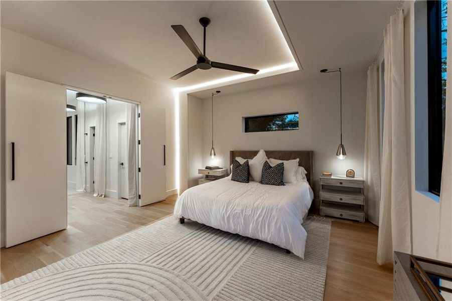 Furnished interior view inside a new home in , Atlanta (Image 58).