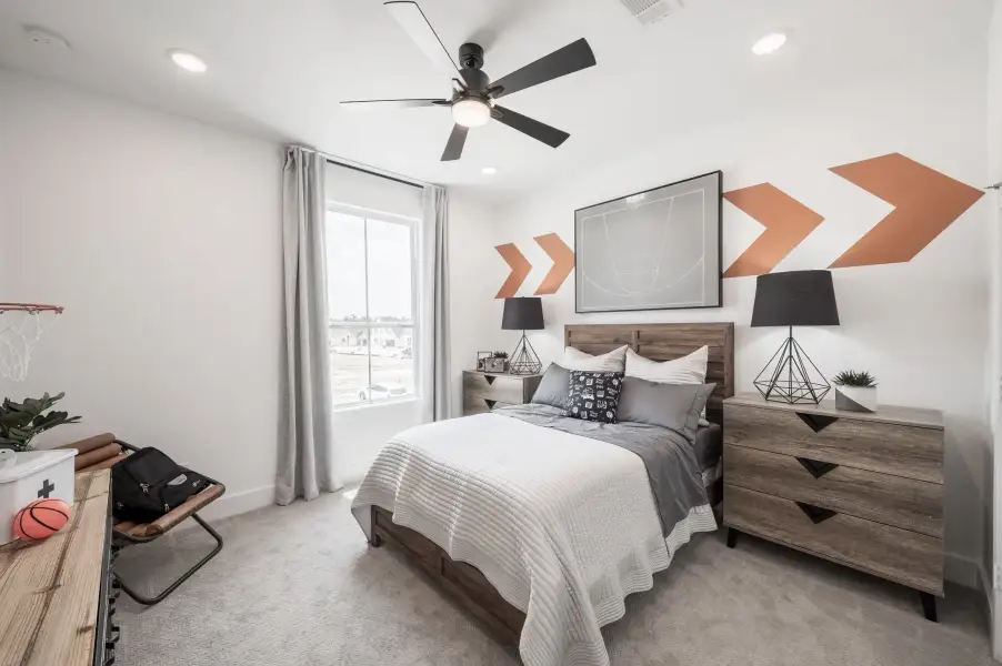 Furnished interior view inside a new home in Clopton Farms, Montgomery (Image 26).