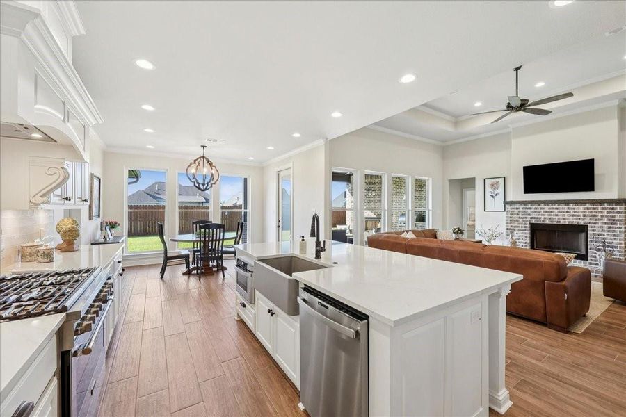 Furnished interior view inside a new home in , Beaumont (Image 19). Furnished interior view inside a new home in , Beaumont (Image 19).