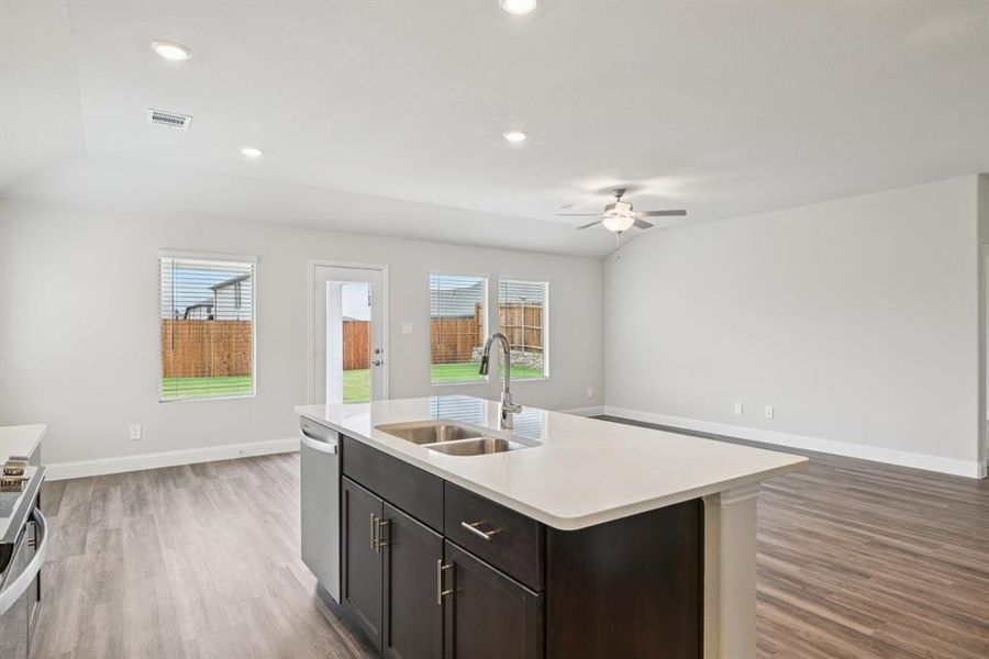 Furnished interior view inside a new home in Simpson Crossing - Signature Series, McKinney (Image 7). Furnished interior view inside a new home in Simpson Crossing - Signature Series, McKinney (Image 7).