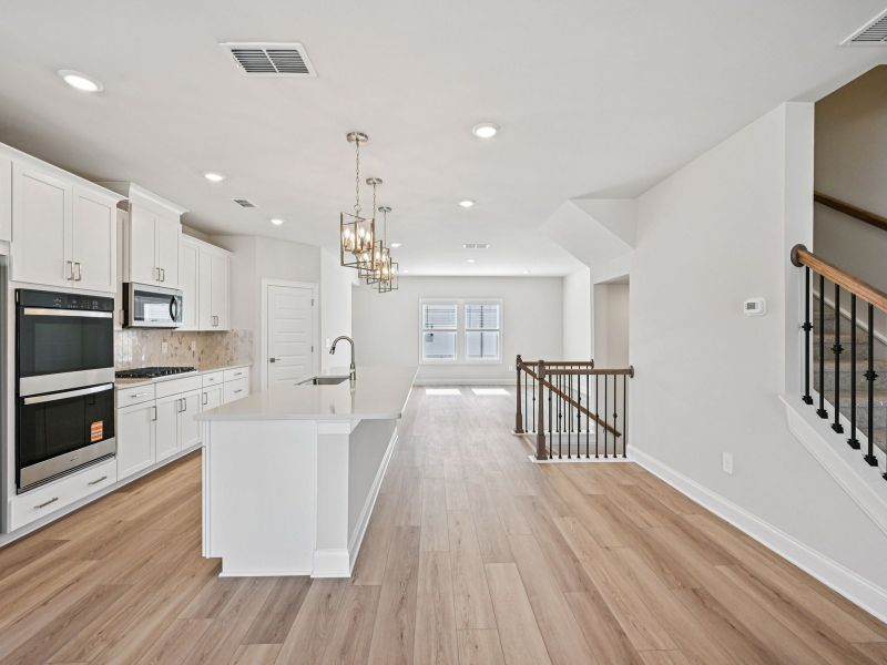Furnished interior view inside a new home in Hemingway - Highland Series, Cumming (Image 3).