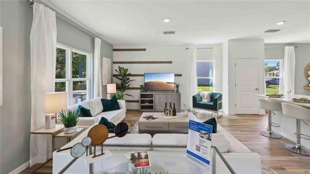 Furnished interior view inside a new home in Sherman Oaks, Brooksville (Image 19).