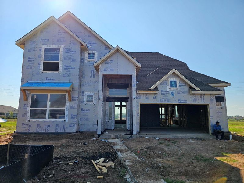 Home progress as of 9/2025 Home progress as of 9/2025