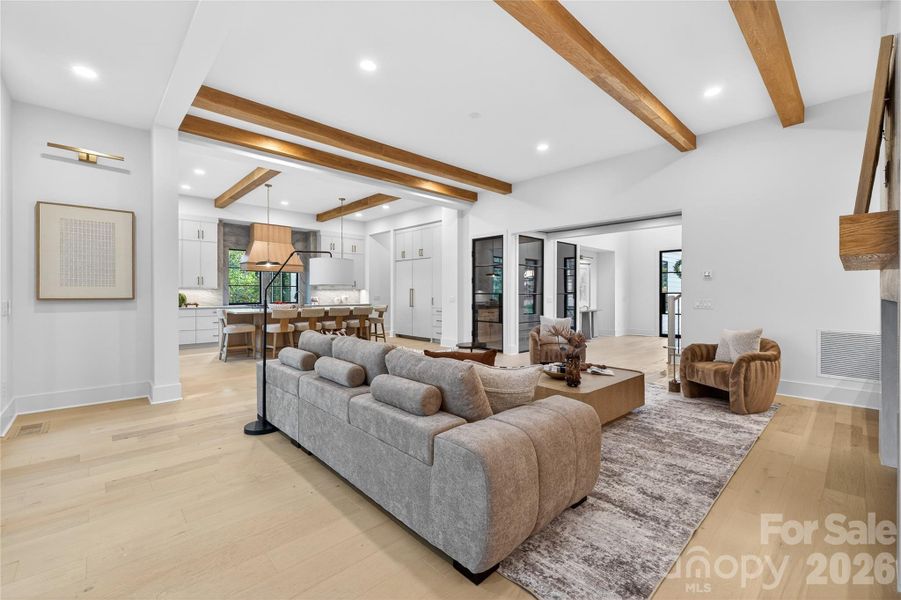 Furnished interior view inside a new home in , Charlotte (Image 14).