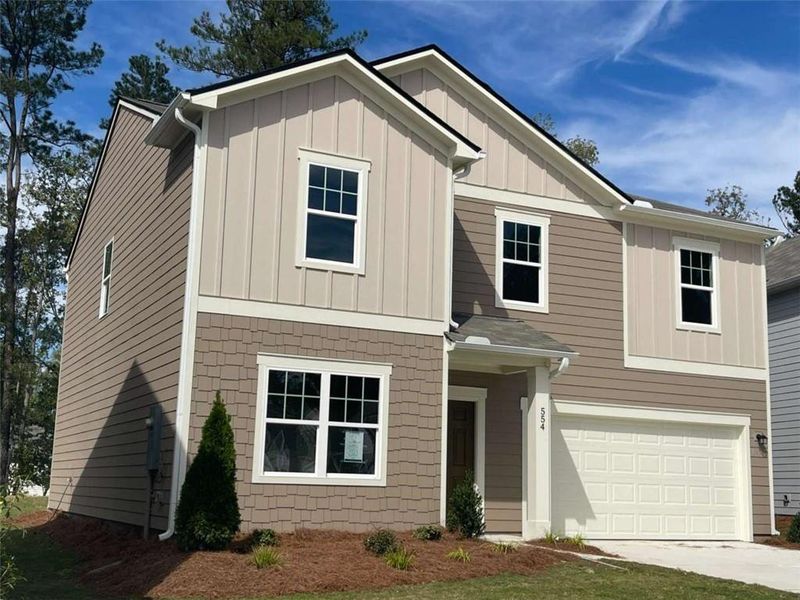 Exterior details and patio area of a home in Casteel, Bethlehem (Image 2).