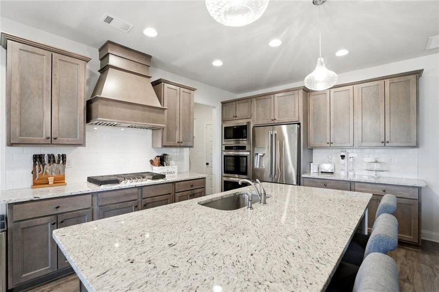 Furnished interior view inside a new home in Calgary Downs, Winder (Image 13).