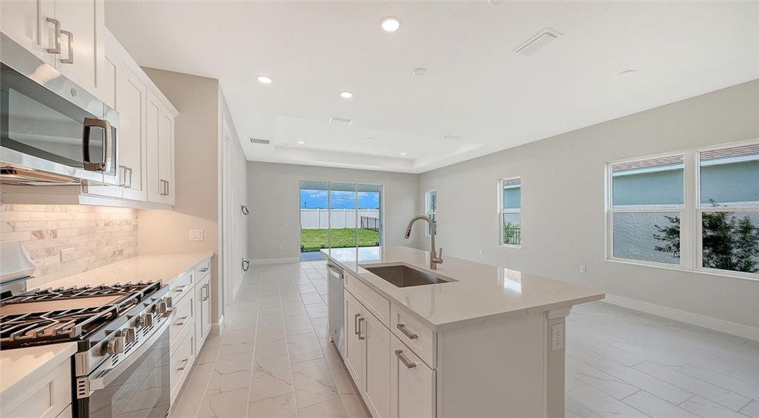 Furnished interior view inside a new home in Canoe Creek, Parrish (Image 11).