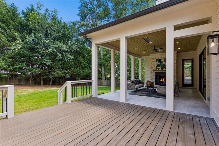 Exterior details and patio area of a home in , Brookhaven (Image 32).