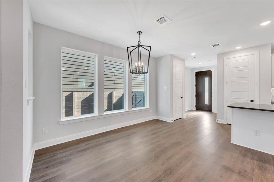 Spacious, unfurnished interior of a new home in Painted Tree Woodland West – Cottages, McKinney (Image 31).