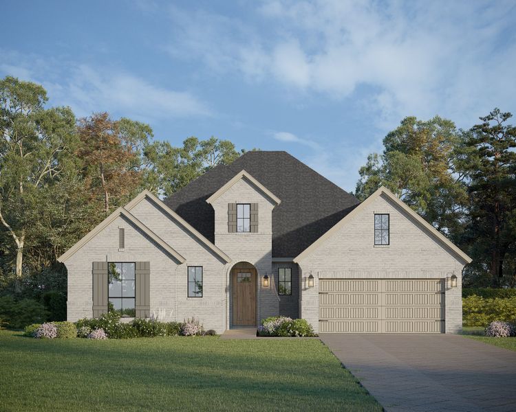 Plan 1624 Elevation D Plan 1624 Elevation D