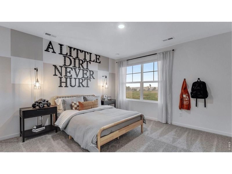 Furnished interior view inside a new home in Vista Meadows, Fort Lupton (Image 17).