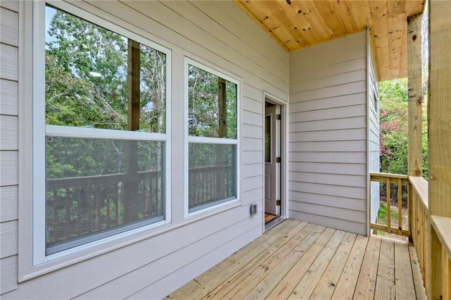 Exterior details and patio area of a home in , Clayton (Image 39).