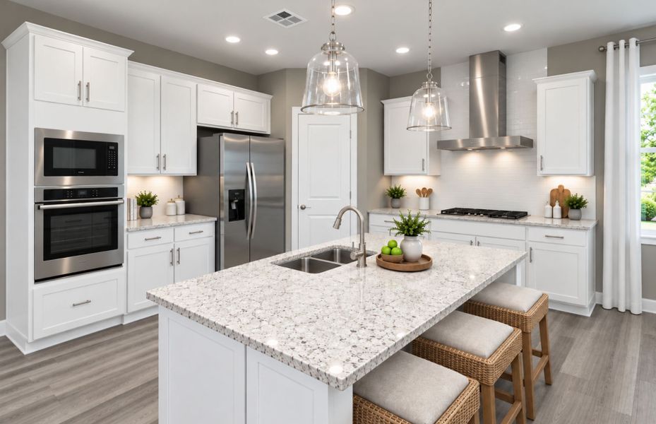 Representative furnished interior of a home built from the Murray by Pulte Homes in Solana, Durham (Image 15).