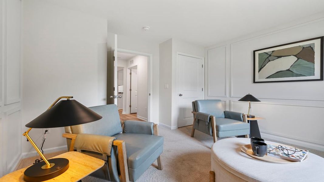 Furnished interior view inside a new home in Cascade Point, Seneca (Image 11). Furnished interior view inside a new home in Cascade Point, Seneca (Image 11).