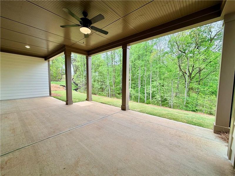Exterior details and patio area of a home in Arbor West, Dawsonville (Image 24).