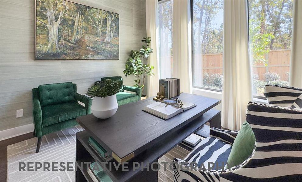 Furnished interior view inside a new home in Mosaic, Celina (Image 17).