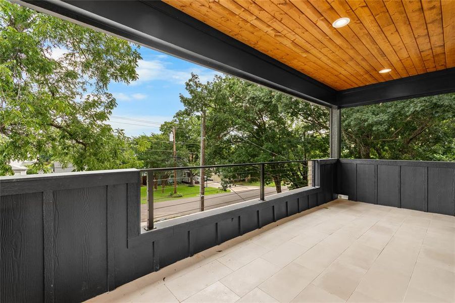 Exterior details and patio area of a home in , Dallas (Image 4). Exterior details and patio area of a home in , Dallas (Image 4).