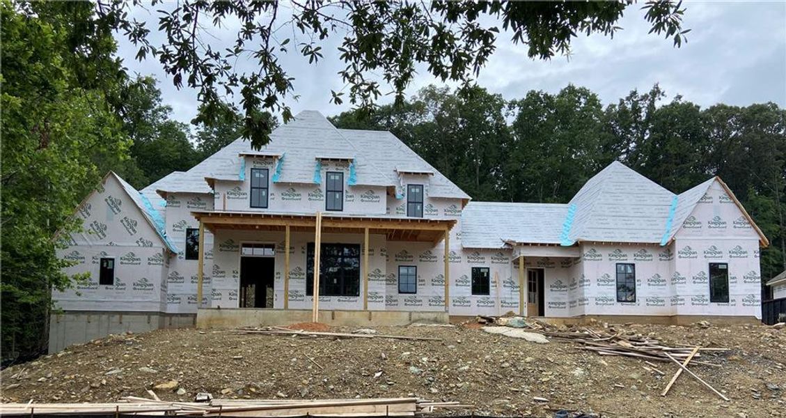In-progress construction of a new home in , Acworth, GA (Image 23).