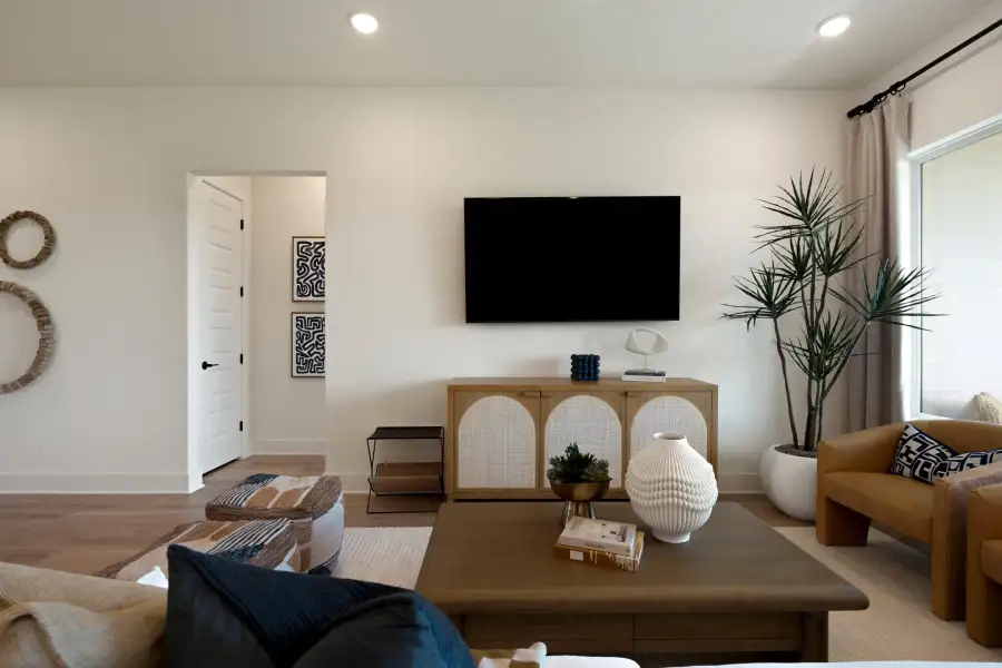 Furnished interior view inside a new home in Lagos Reserve, Manor (Image 35).